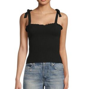 April Smocked Pima Cotton Top